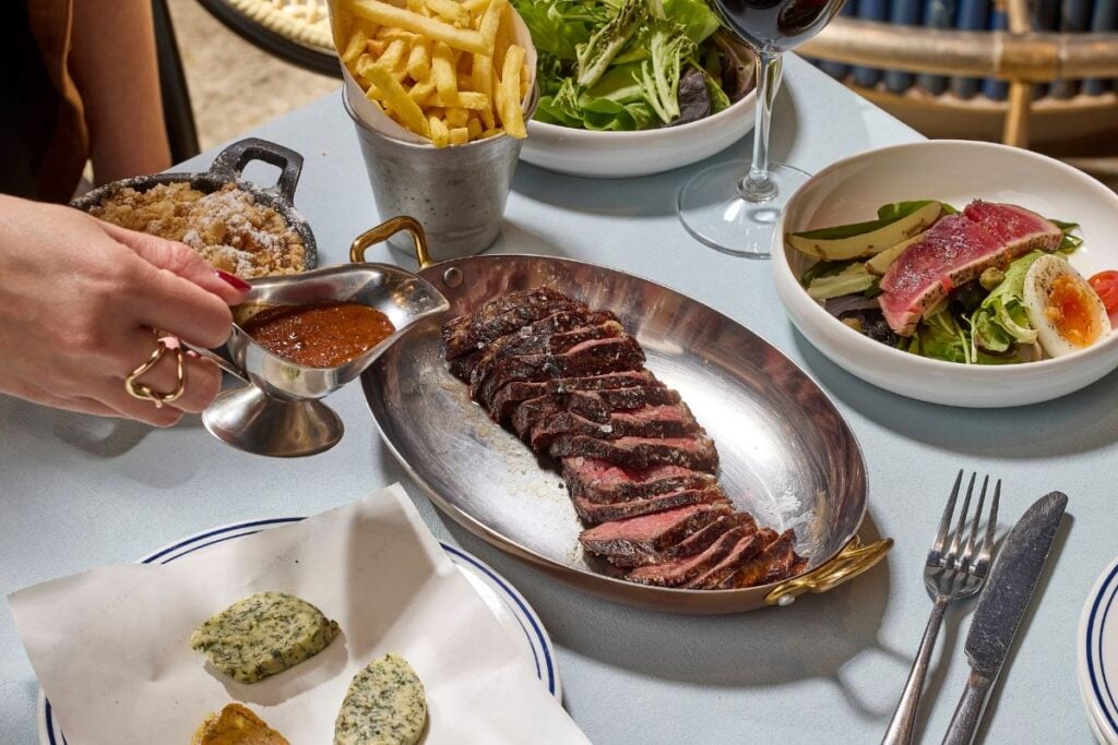 À Poêle unlimited steak frites deal on Tuesdays