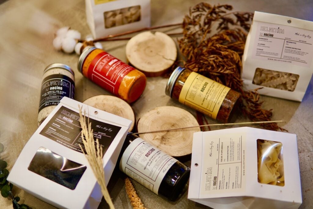 Nocino introduces gourmet pasta kit brand Helvetica