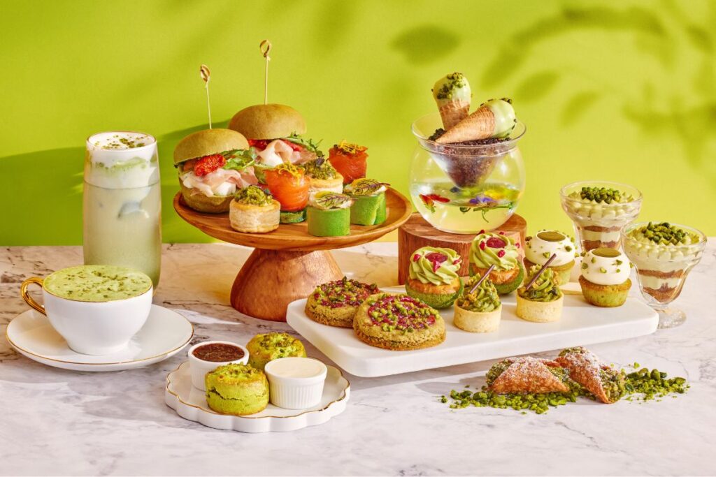 The Mistral Tsim Sha Tsui pistachio afternoon tea experience for two
